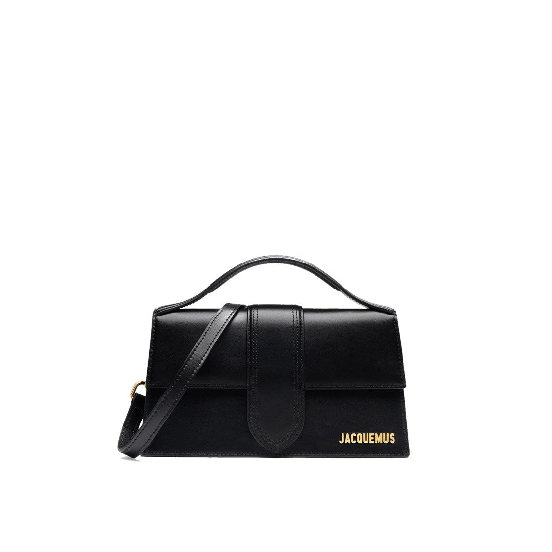 Jacquemus Le Grand Bambino Leather Bag - Gold Logo