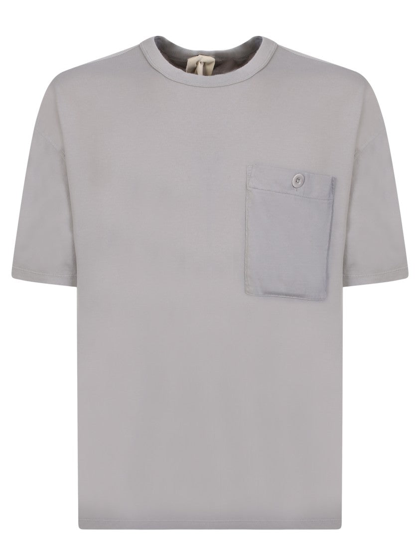 Ten C Grey Cotton T-Shirt