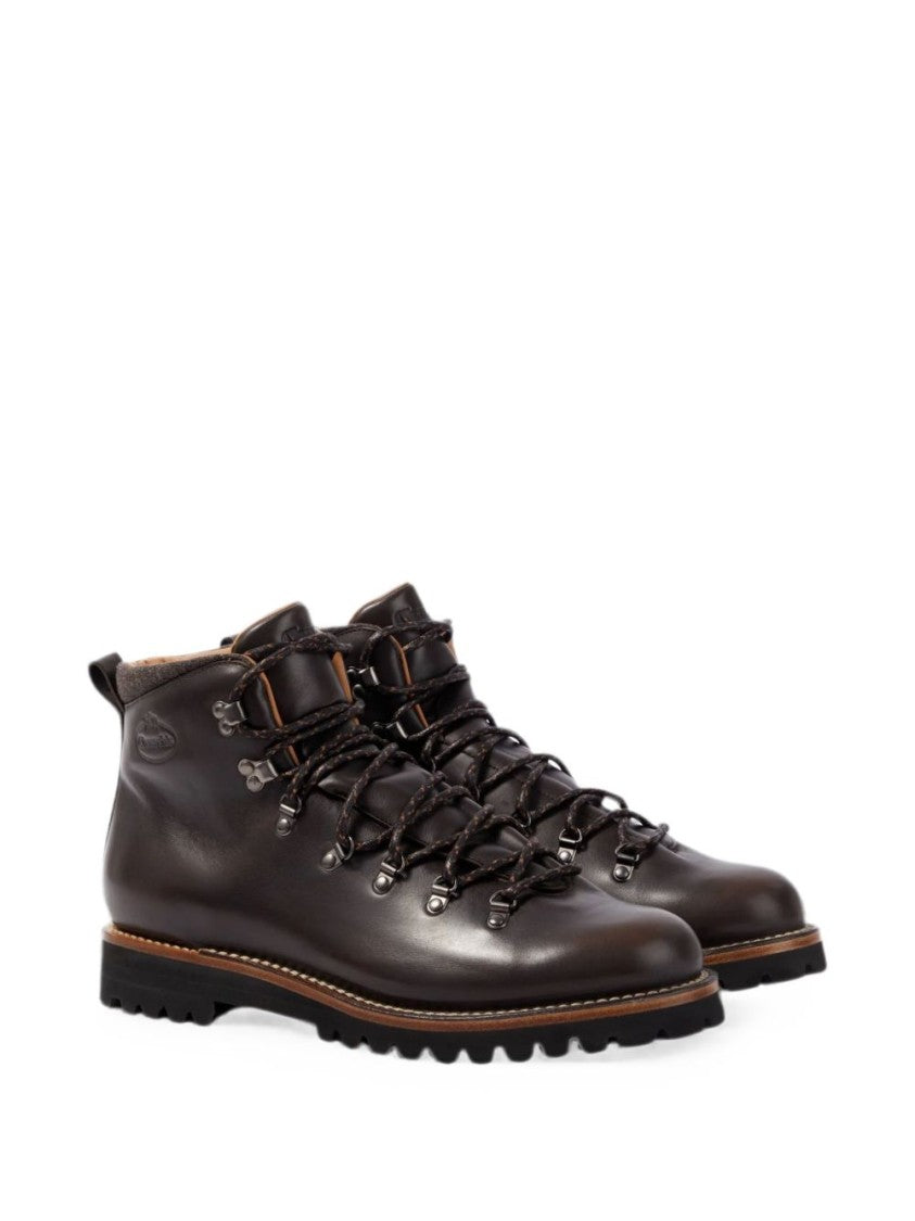 Church's Brown Leather Ankle-High Boots