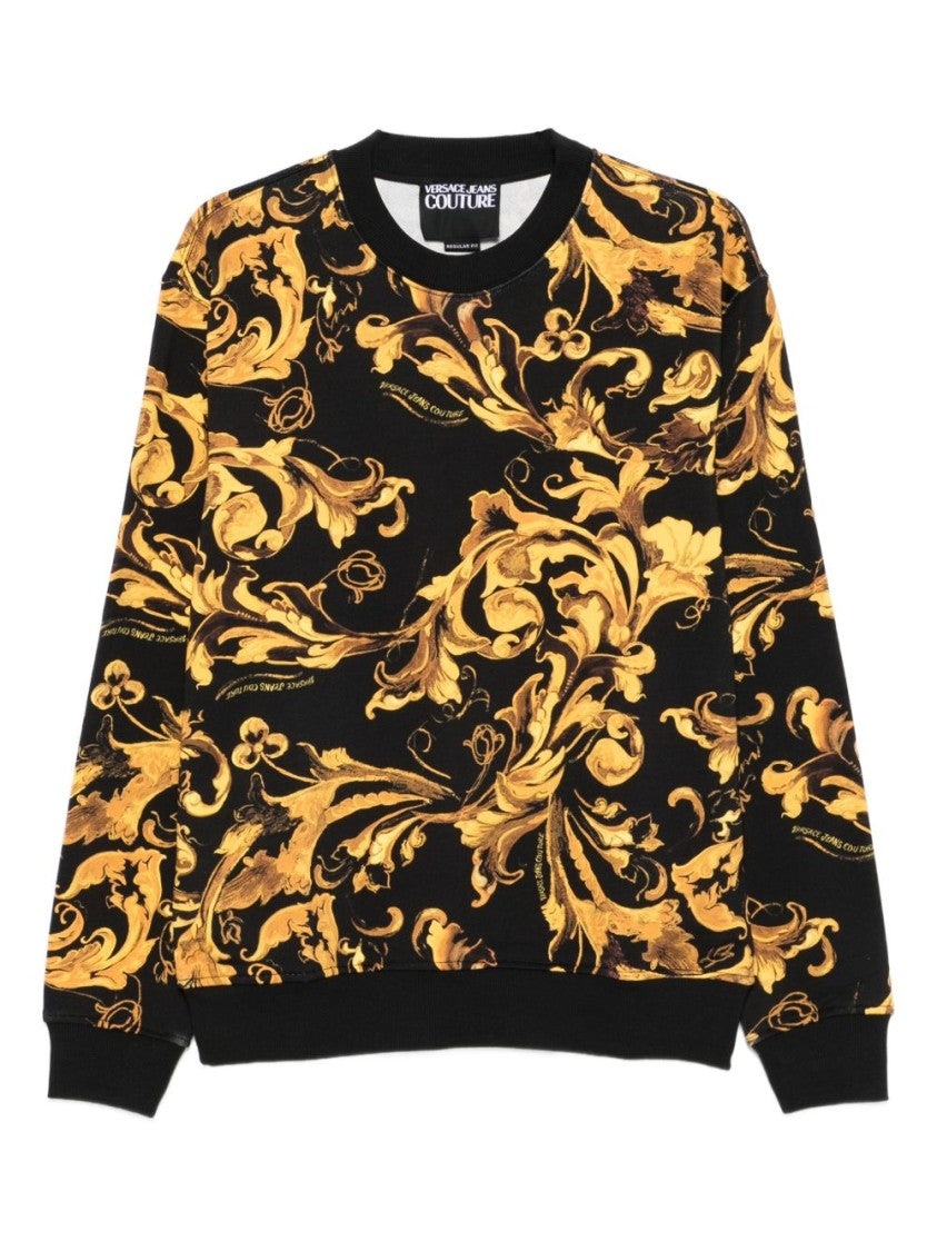 Versace Jeans Couture Ornate Baroque Print Sweatshirt