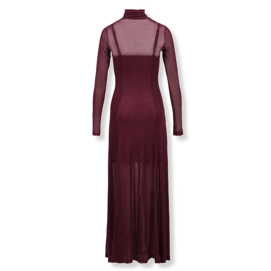 Remain Sheer Maxi Dress With Flowing Design
