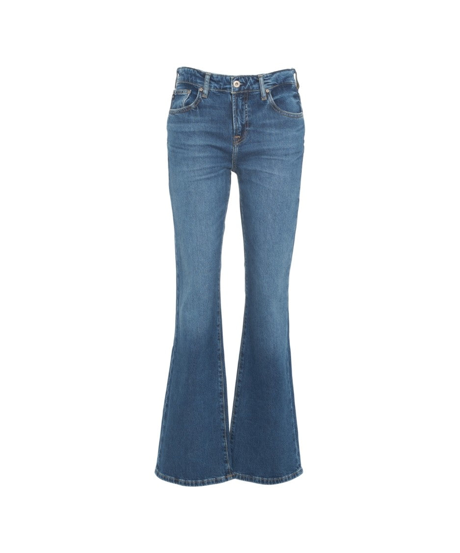 Ag Jeans Flared High-Waisted Denim Jeans