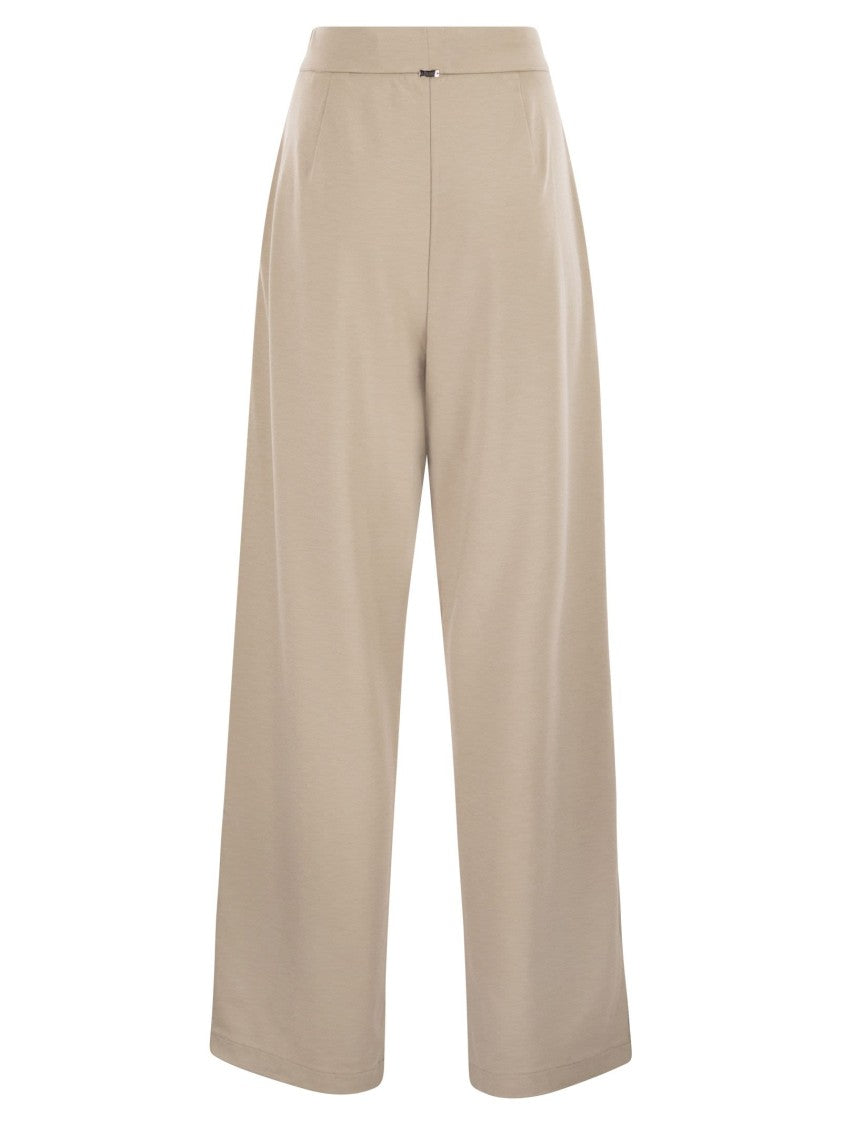 Herno Jogger Trousers In Viscose Blend