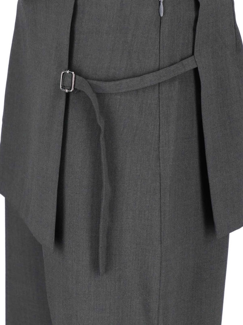 Paloma Wool Grey Archive Layered Straight-Leg Pants