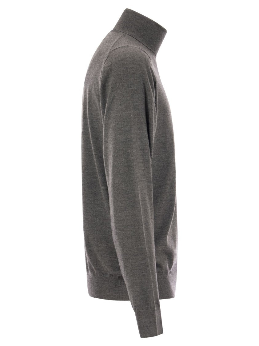 Fedeli Turtleneck Sweater In Virgin Wool