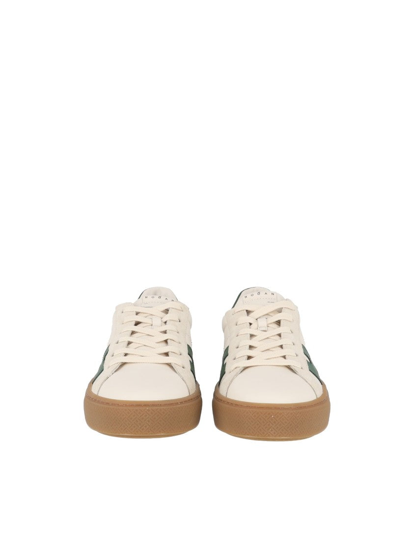 Hogan Cream H705 Low-Top Sneakers