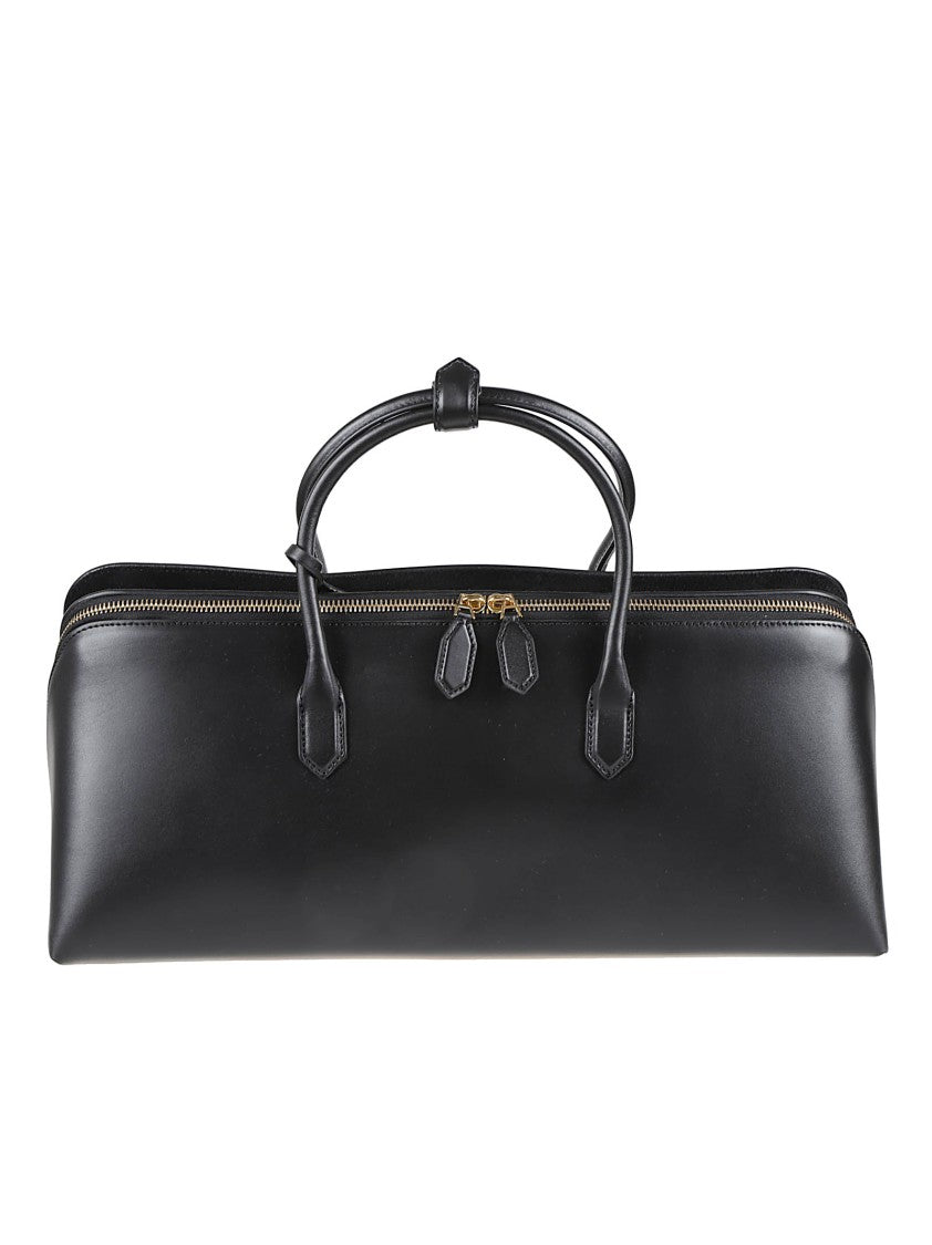 Alaïa Elongated Structured Bag With Gold-Tone Zipper