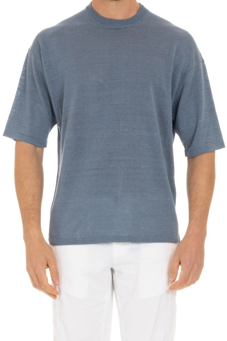 Roberto Collina Pure Linen Over Fit T-Shirt