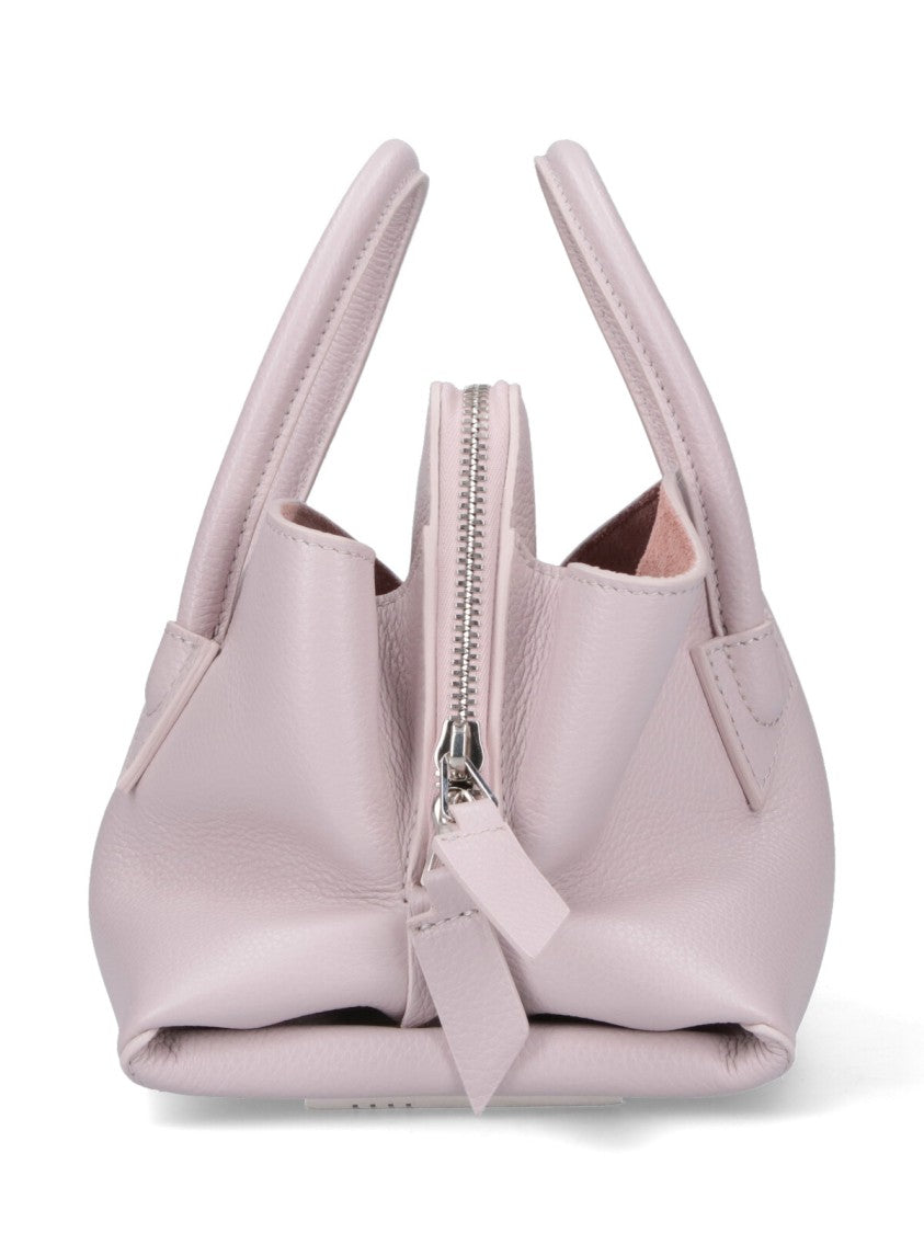 The Attico Structured Handbag With Rounded Top Handles