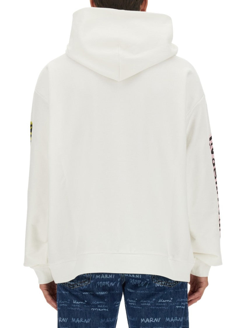 Marni Hooded Sweatshirt With Bold Logo