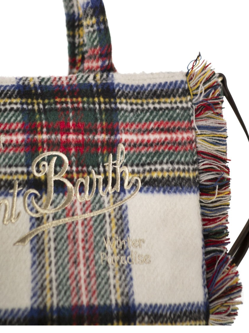 Mc2 Saint Barth Colette - Wool-Effect Bag With Logo