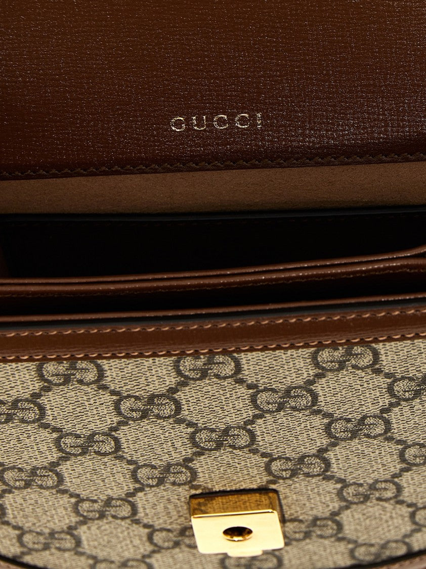 Gucci Horsebit 1955 Handbag In Gg Supreme And Leather