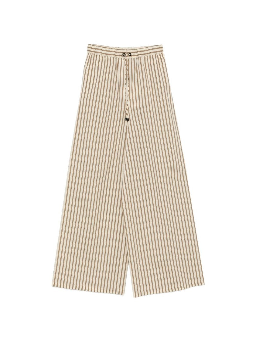 Max Mara Wide-Leg Striped Trousers