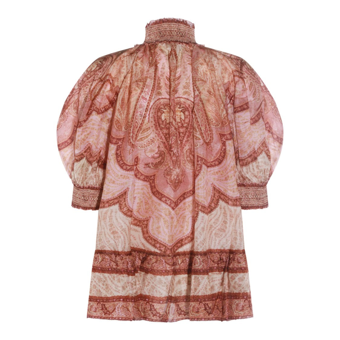 Zimmermann Burgundy Silk Top