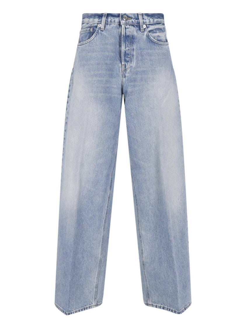 Haikure Wide-Leg Denim Jeans With Classic Five-Pocket Design
