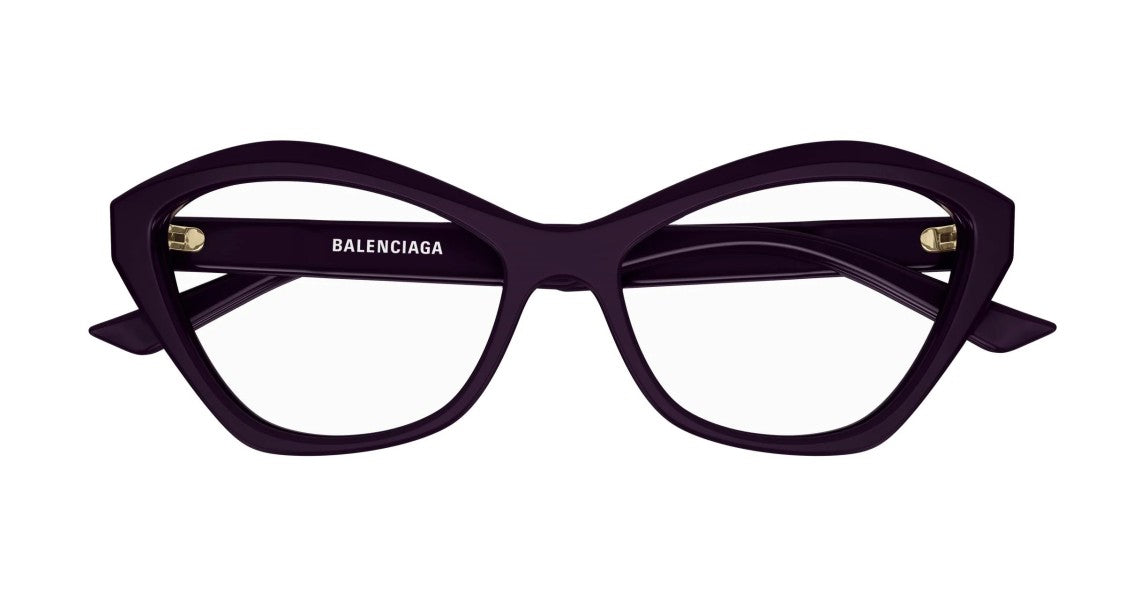 Balenciaga Eyeglasses Balenciaga Bb0341o 003 Violet Violet Transparent 56/16/145