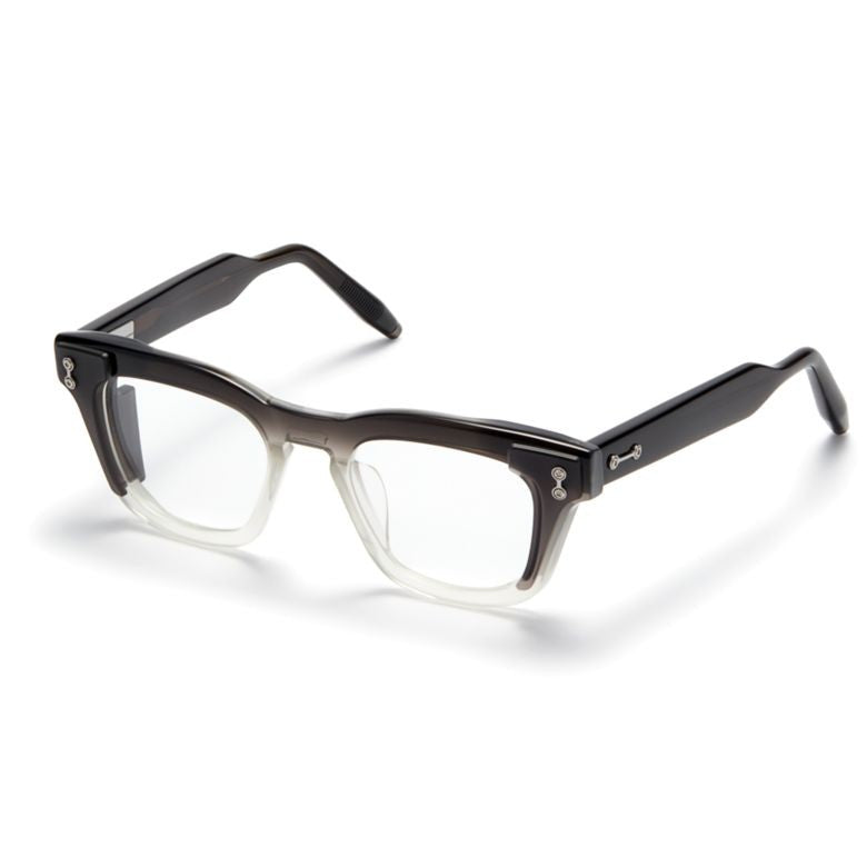Akoni Ara Bold Rectangular Eyeglasses With Gradient Transition