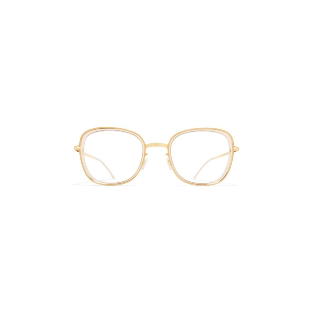 Mykita Alin Translucent Beige Square Frame Eyeglasses