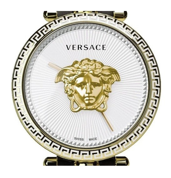 Versace Palazzo Empire Quartz Watch With Greek Key Detailing