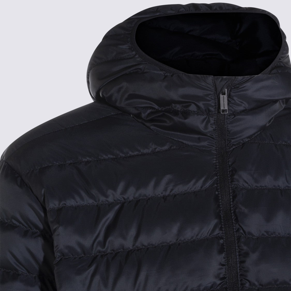 Canada Goose Quilted Black Puffer Jacket With Hood