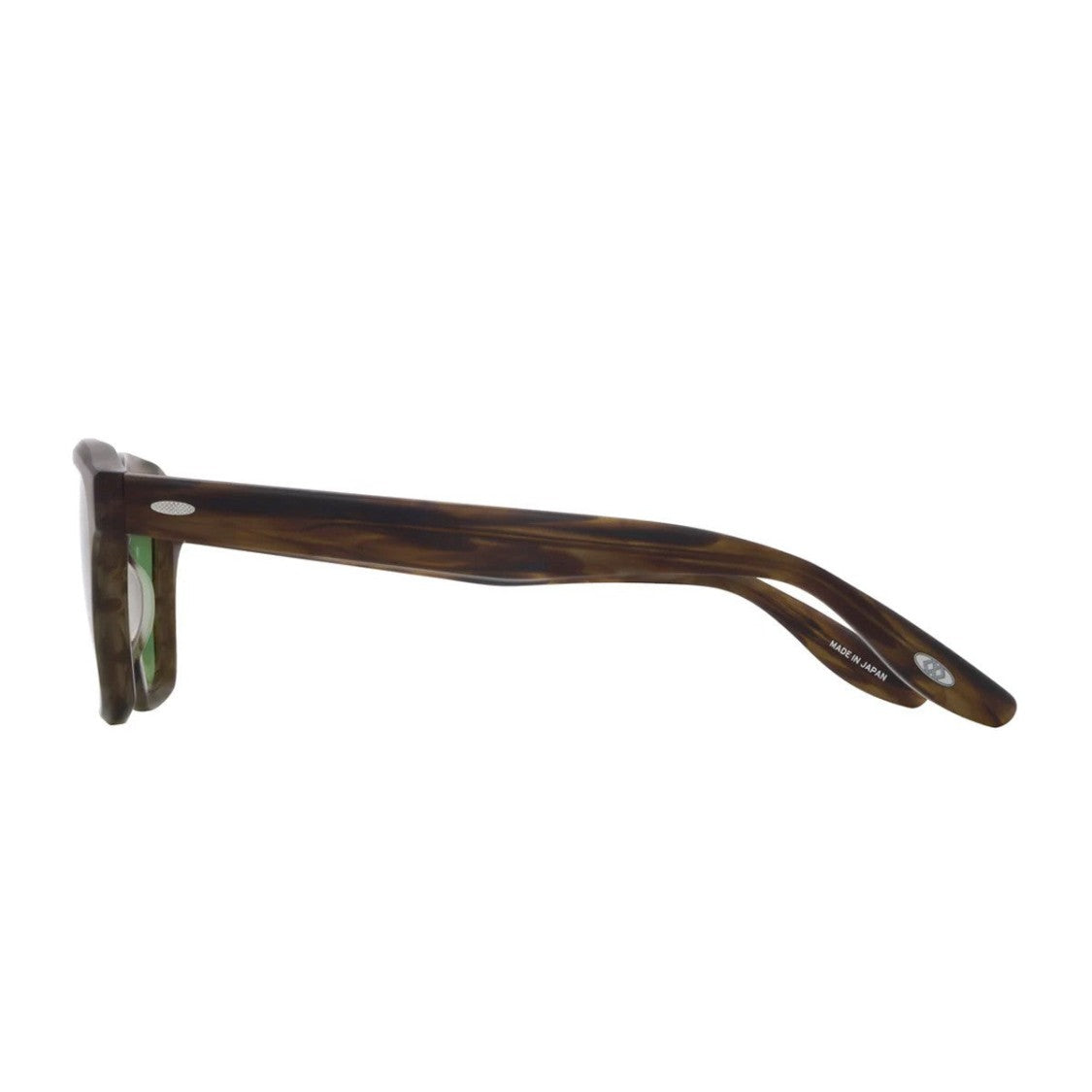 Barton Perreira Matte Brown Winton Sun Acetate Square Sunglasses