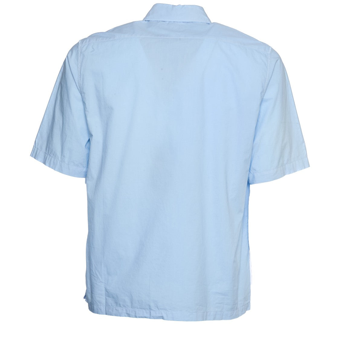 C.P. Company Short Sleeve Popeline Shirt With Classic Collar