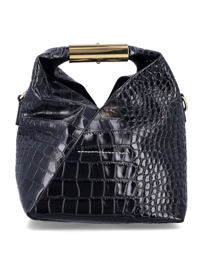 Mm6 By Maison Margiela Small Japanese Crocco Print Bag