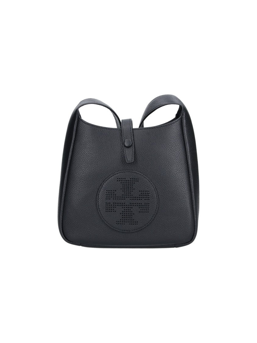 Tory Burch Black Miller Swing Leather Shoulder Bag