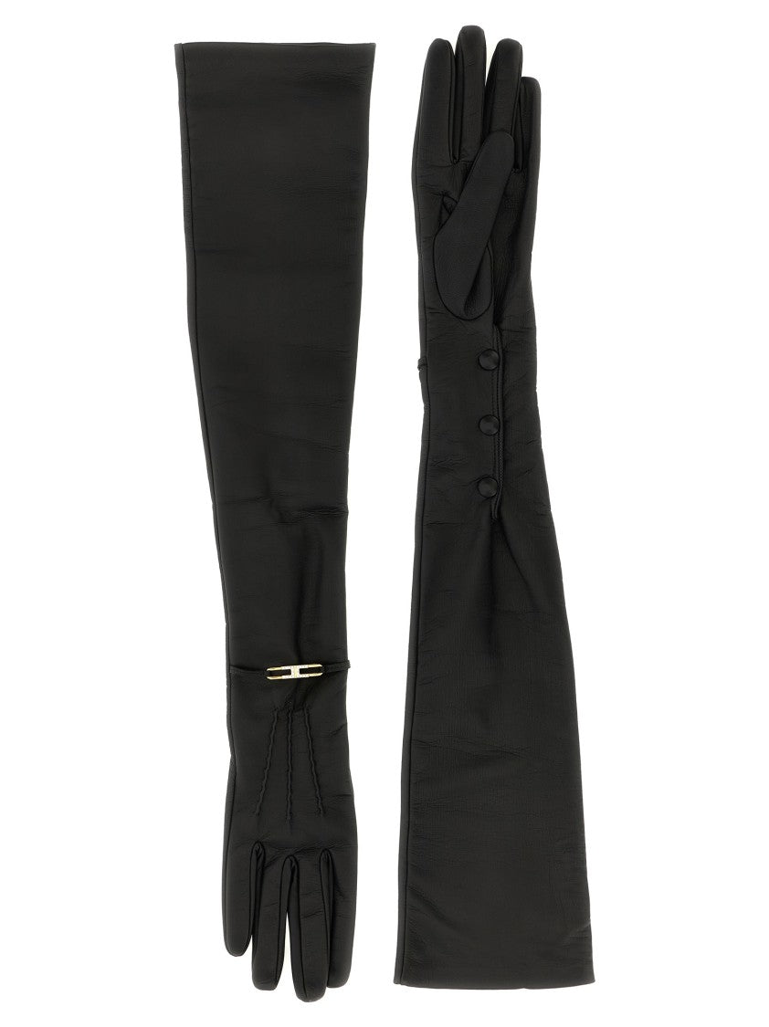 Elisabetta Franchi Long Nappa Gloves