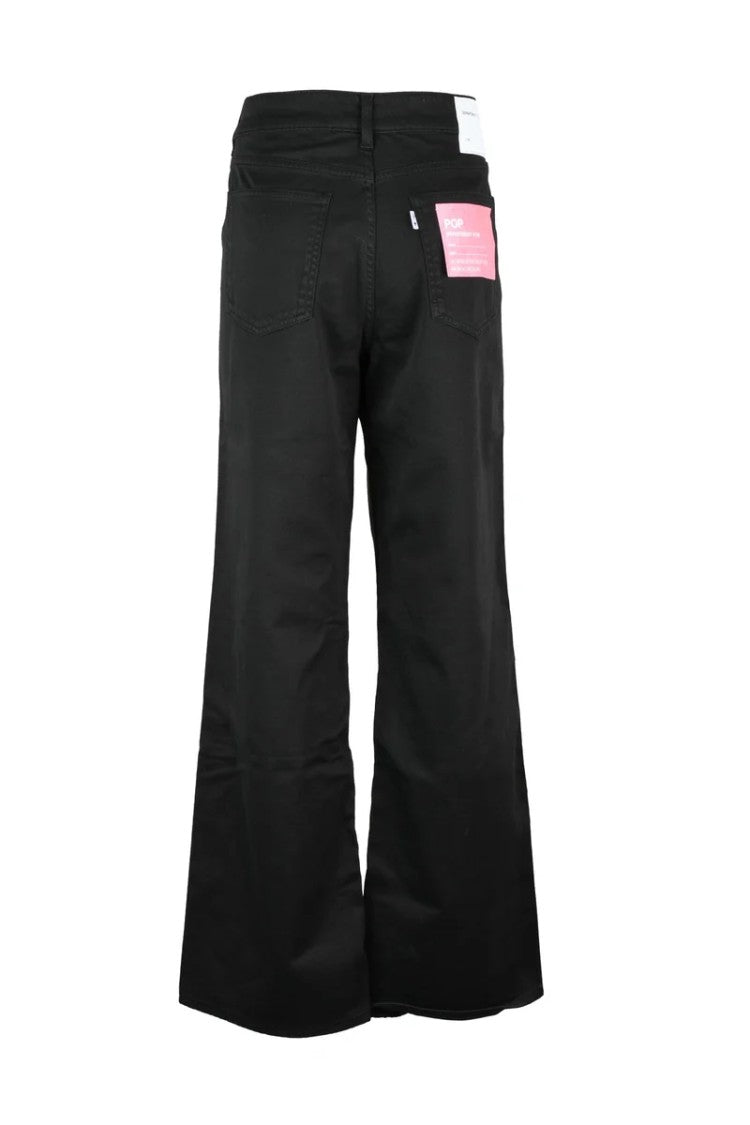 Department 5 Black Cotton Elastane Men's Jeans