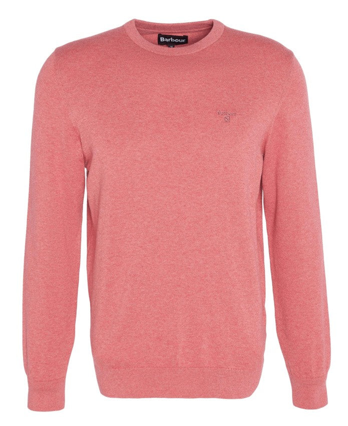 Barbour Tailored Pink Clay Sweatshirt With Subtle Embroidery