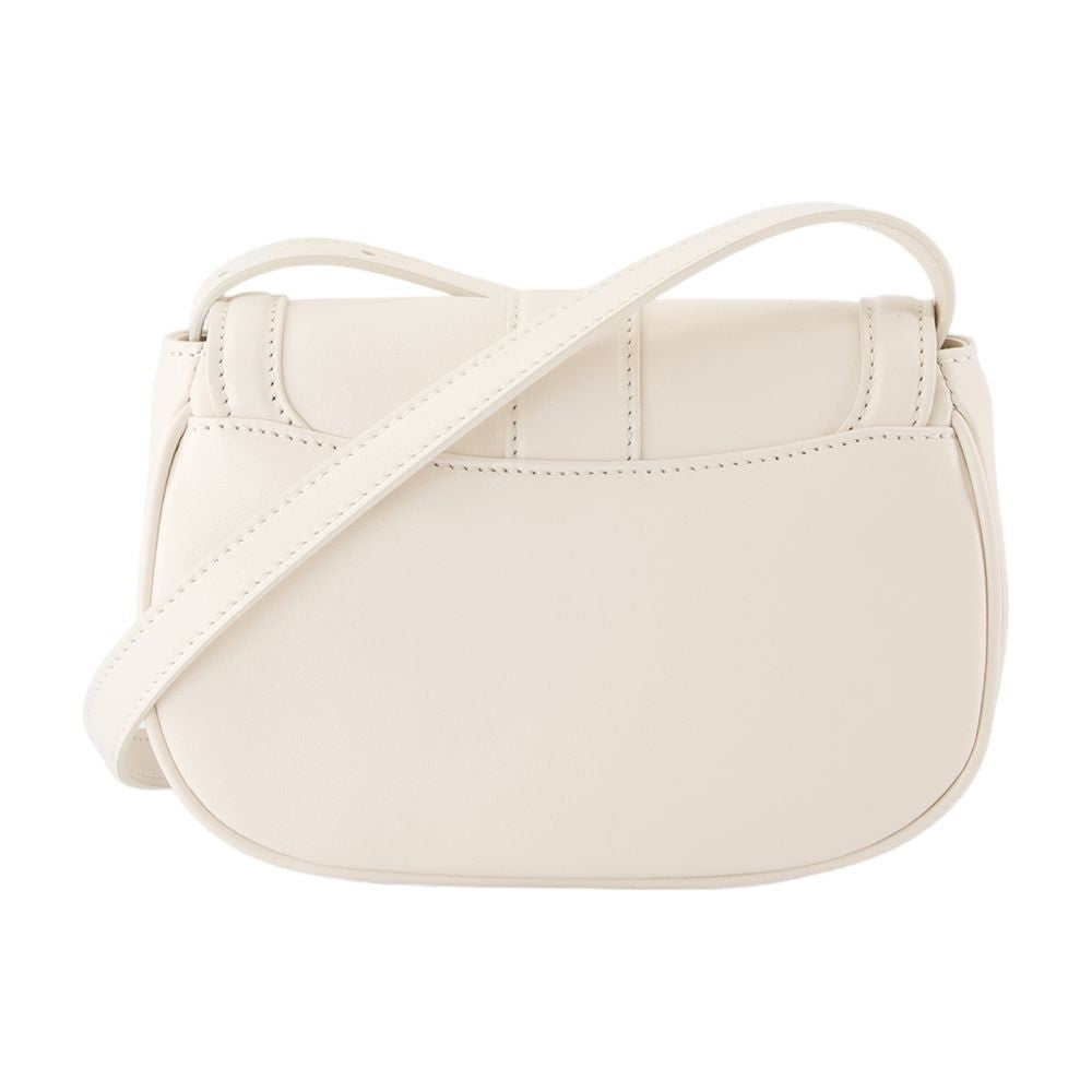 Alexander Mcqueen T-Bar Satchel Mini Purse - Leather - White