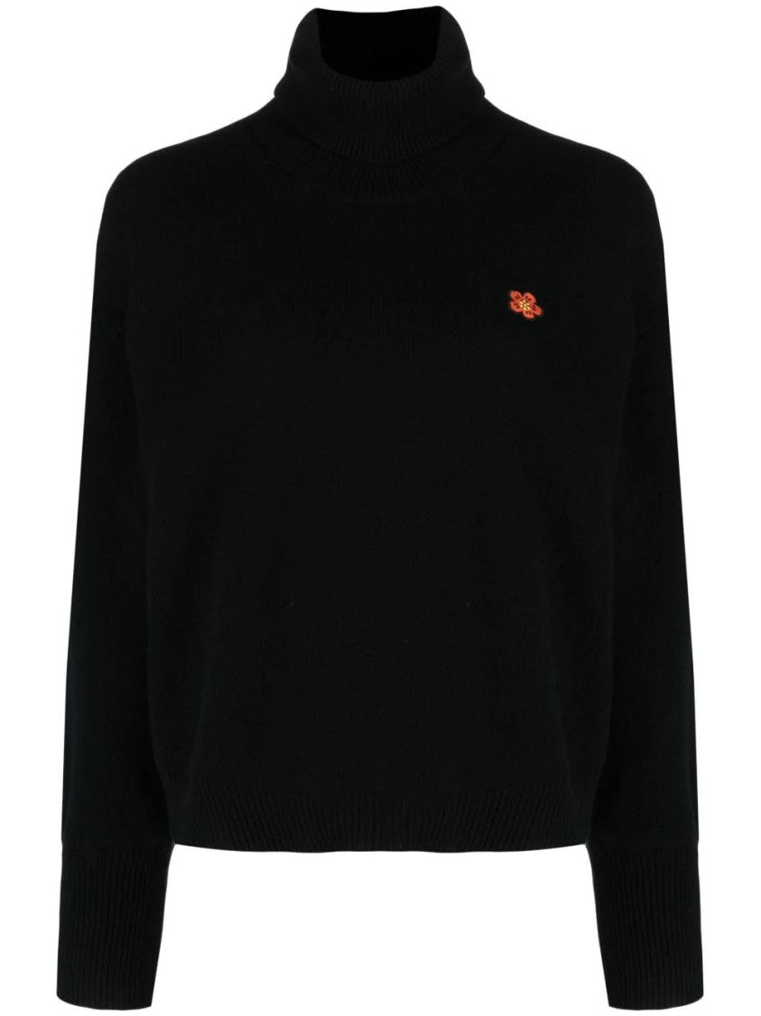 Kenzo Boxy Turtle Neck Crest Jumper