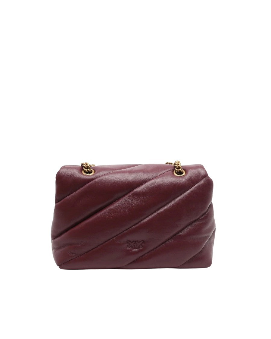 Pinko Love Puff Classic Small Quilted Leather Shoulder Bag