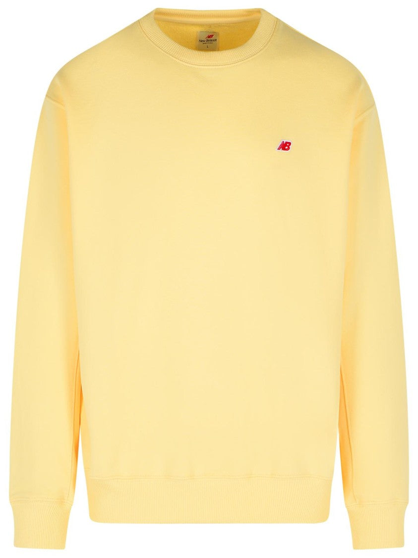 New Balance Cream Cotton Sweatshirt