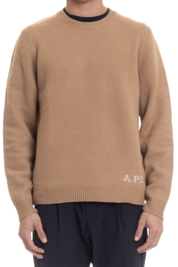 A.P.C. Merino Wool Crewneck Sweater Mod. Edward