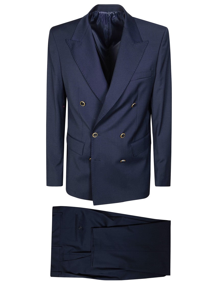 Marsem Deep Navy Six Button Suit