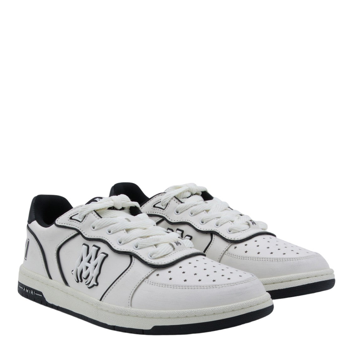 Amiri Low-Top Leather Sneakers With Bold Branding