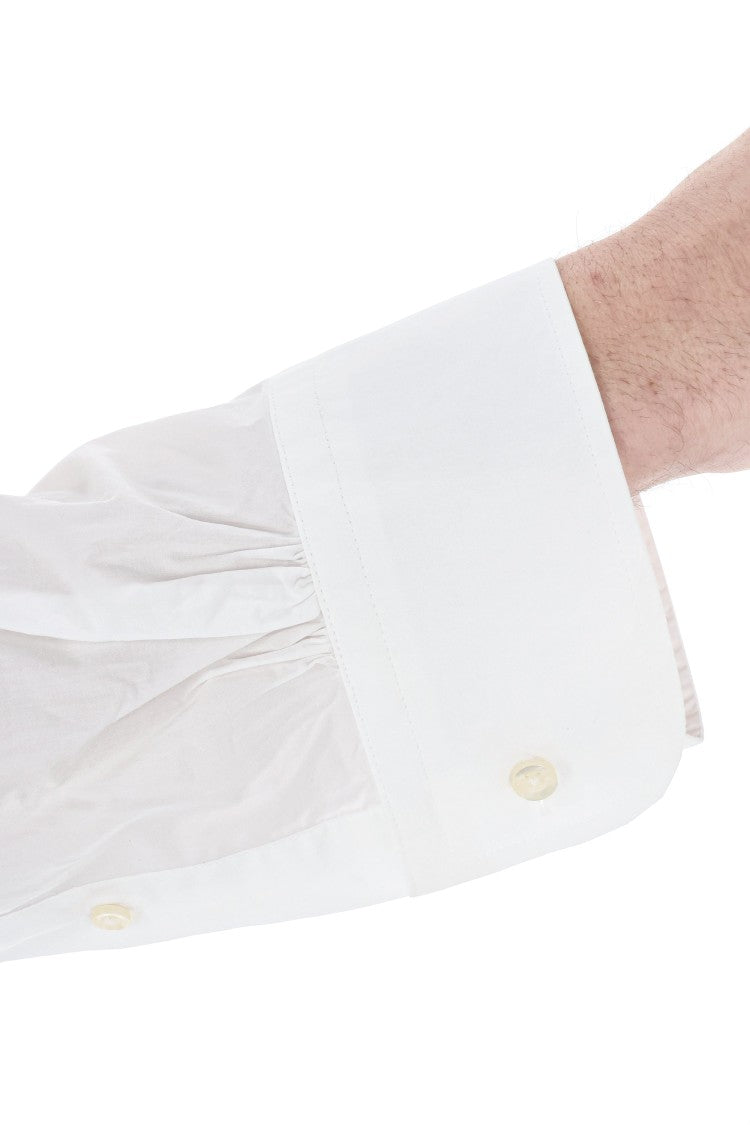 Officine Generale Italian Collar Cotton Poplin Shirt