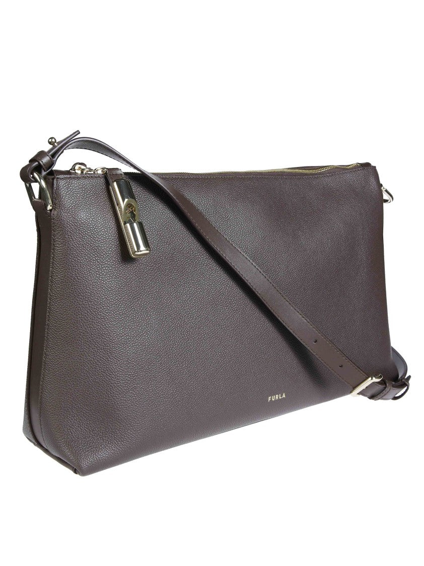 Furla Debby M Soft Leather Shoulder Bag