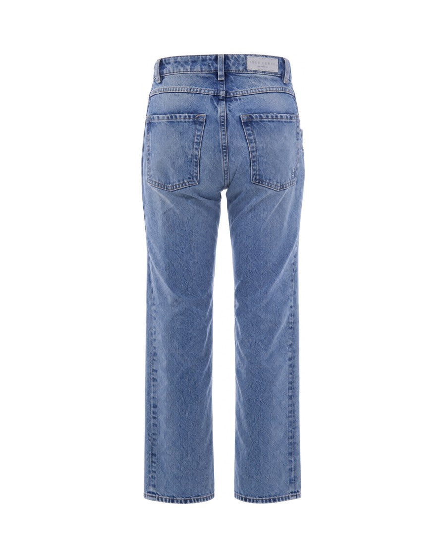 Icon Denim Sky Blue Foxy Straight-Leg Denim Jeans