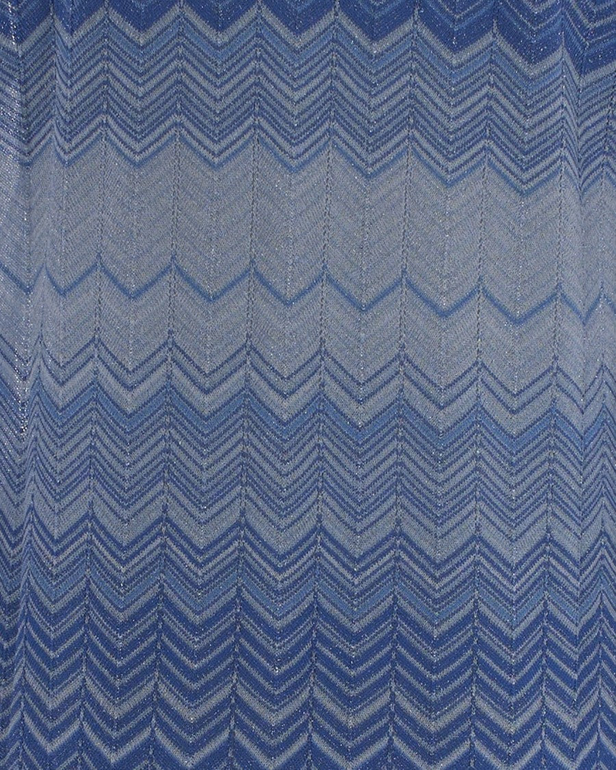 Mc2 Saint Barth Long Cardigan With Geometric Pattern And Open Front