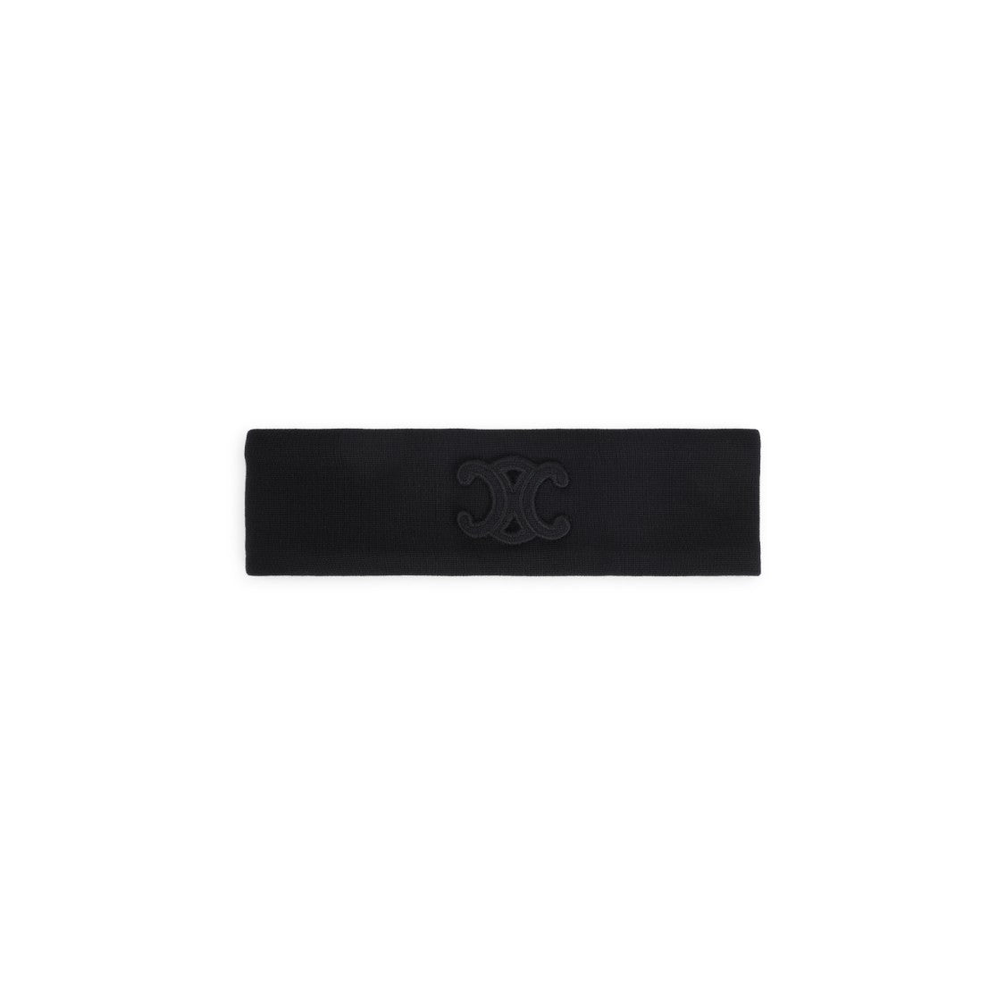 Celine Black Wool Headband