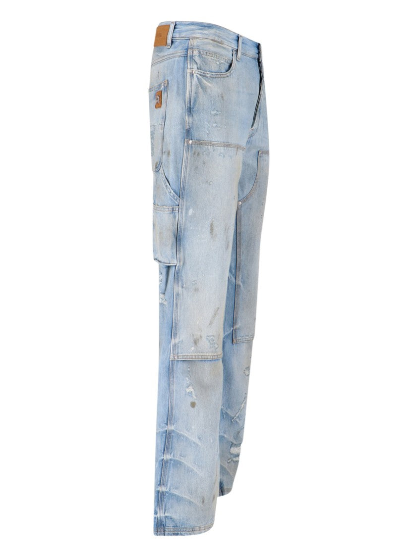 Amiri Carpenter Jeans Light Blue Denim