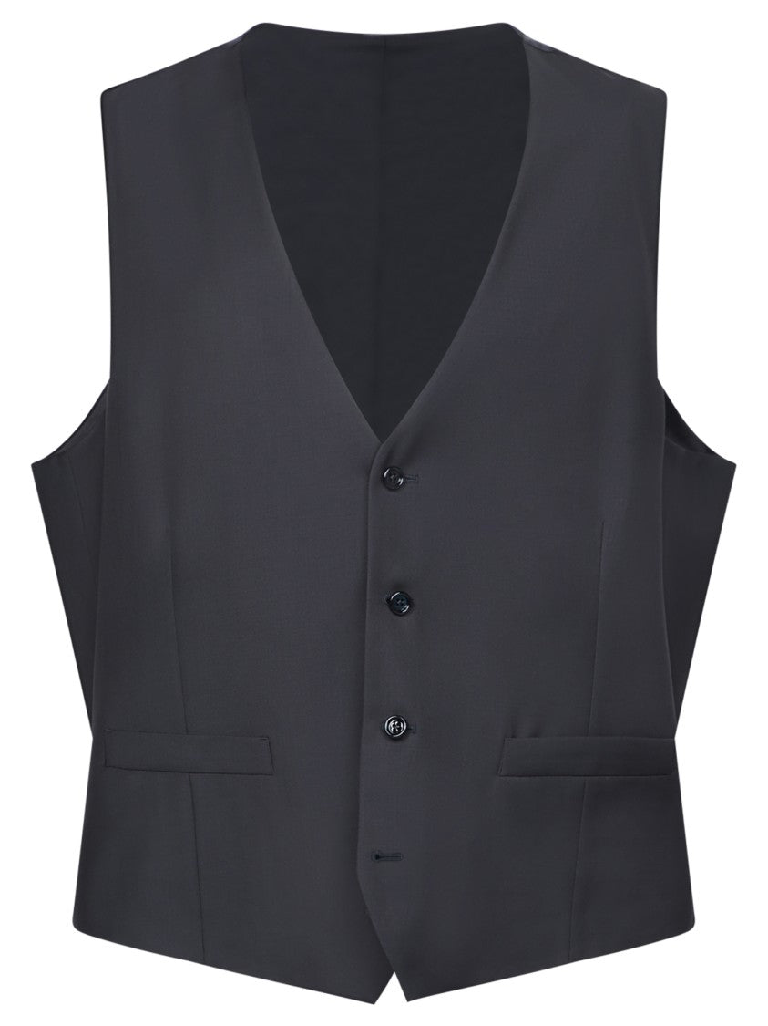 Lardini Refined Single-Breasted Lardini Suit In Blue