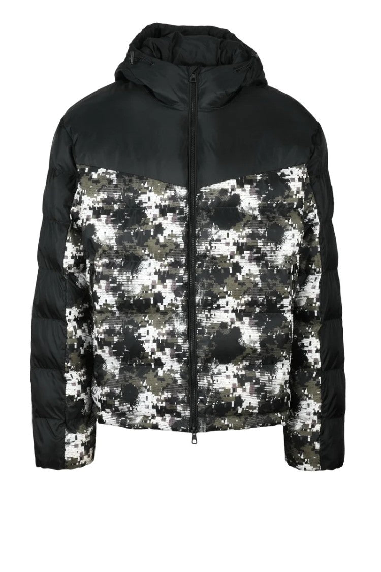 Ea7 Emporio Armani Zip Down Jacket - Black