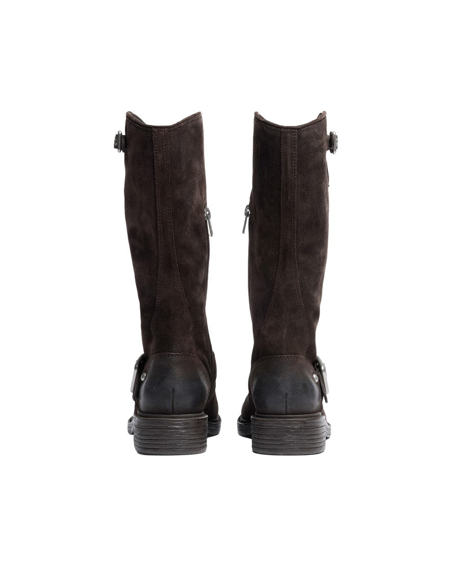 Ash Africa Freesia Silver Accent Mid-Calf Suede Boots