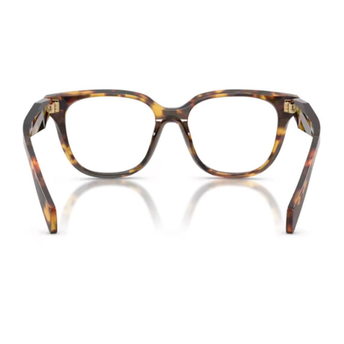 Prada Havana Pr C11v 3D Textured Butterfly Eyeglasses