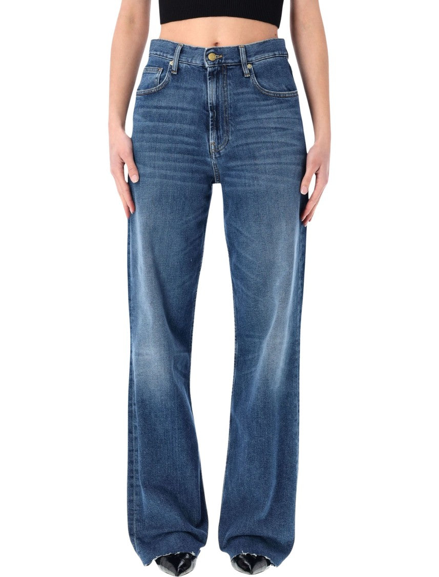 Cycle High Rise Extralong Straight Wash Jeans
