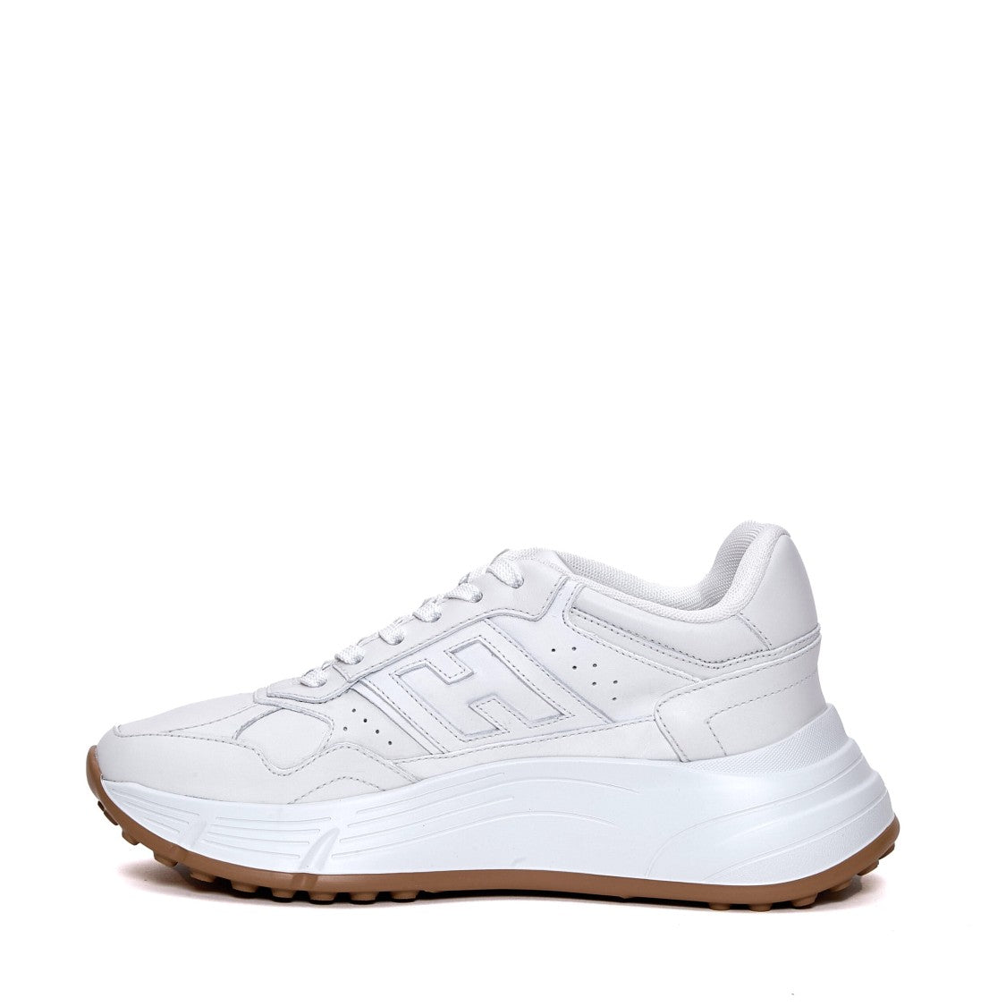 Hogan Hi Fi White Leather Sneakers